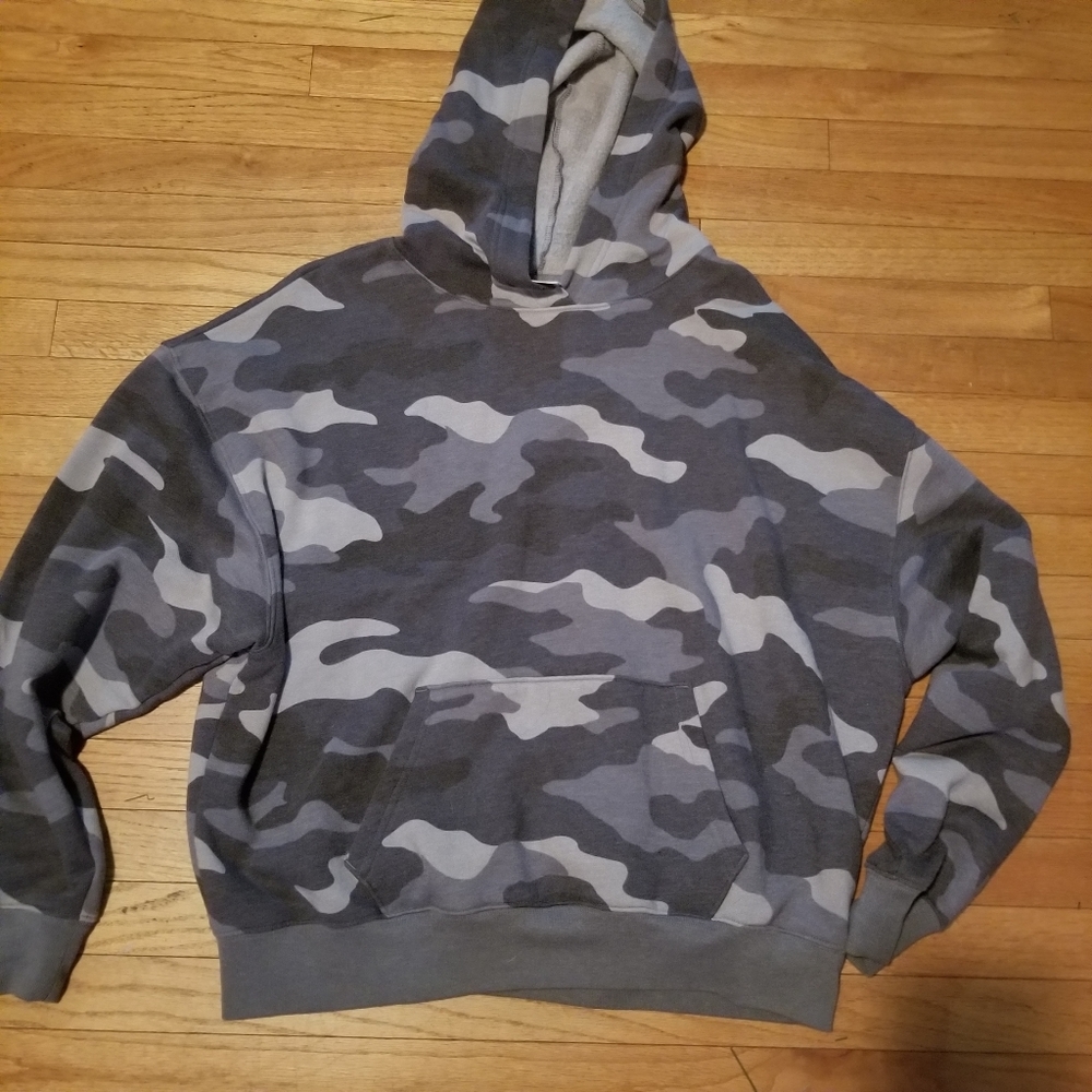 Victoria's Secret Pink Grey Camo Hoodie